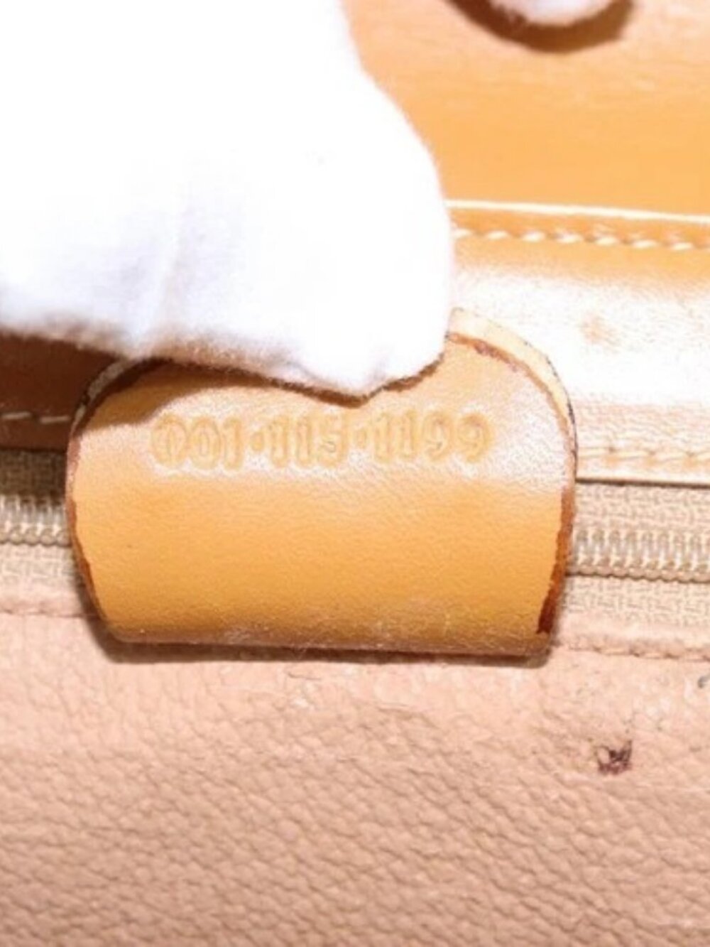GUCCI Micro GG Supreme Shoulder Bag PVC Beige Gold 001 115 1199 Auth ep7488 - Picture 10 of 16